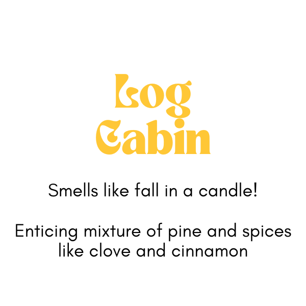 Black Crow Candle-Log Cabin