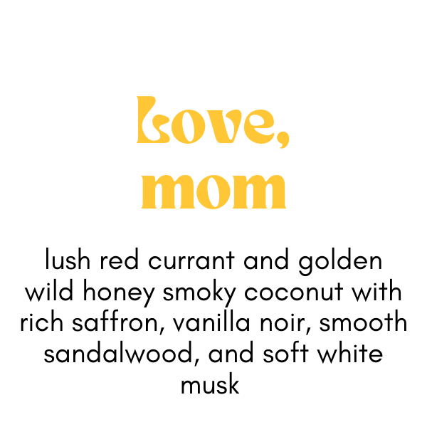 LH Candle- Love, Mom