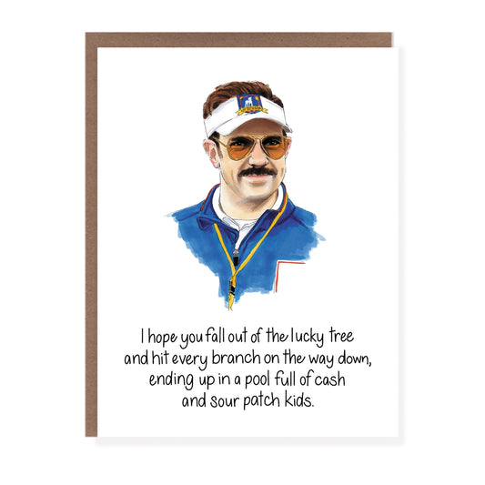 Ted Lasso Lucky Tree Card