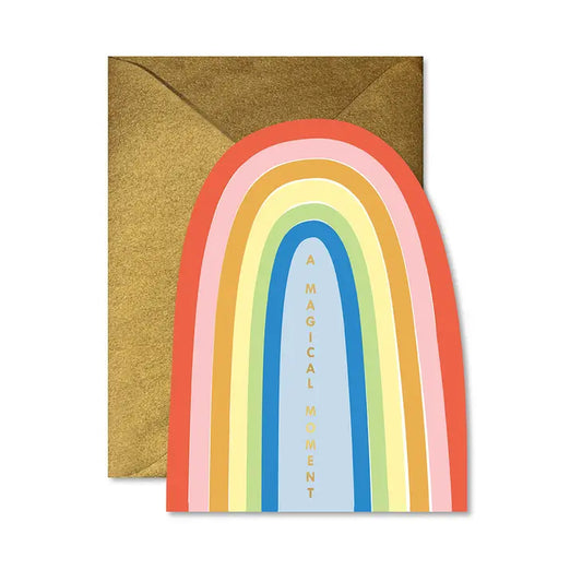 Magical Moment Rainbow Greeting Card