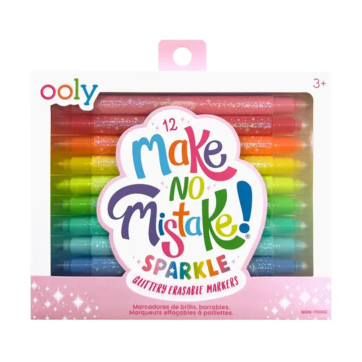 Make No Mistake Sparkle Glittery Erasable Markers