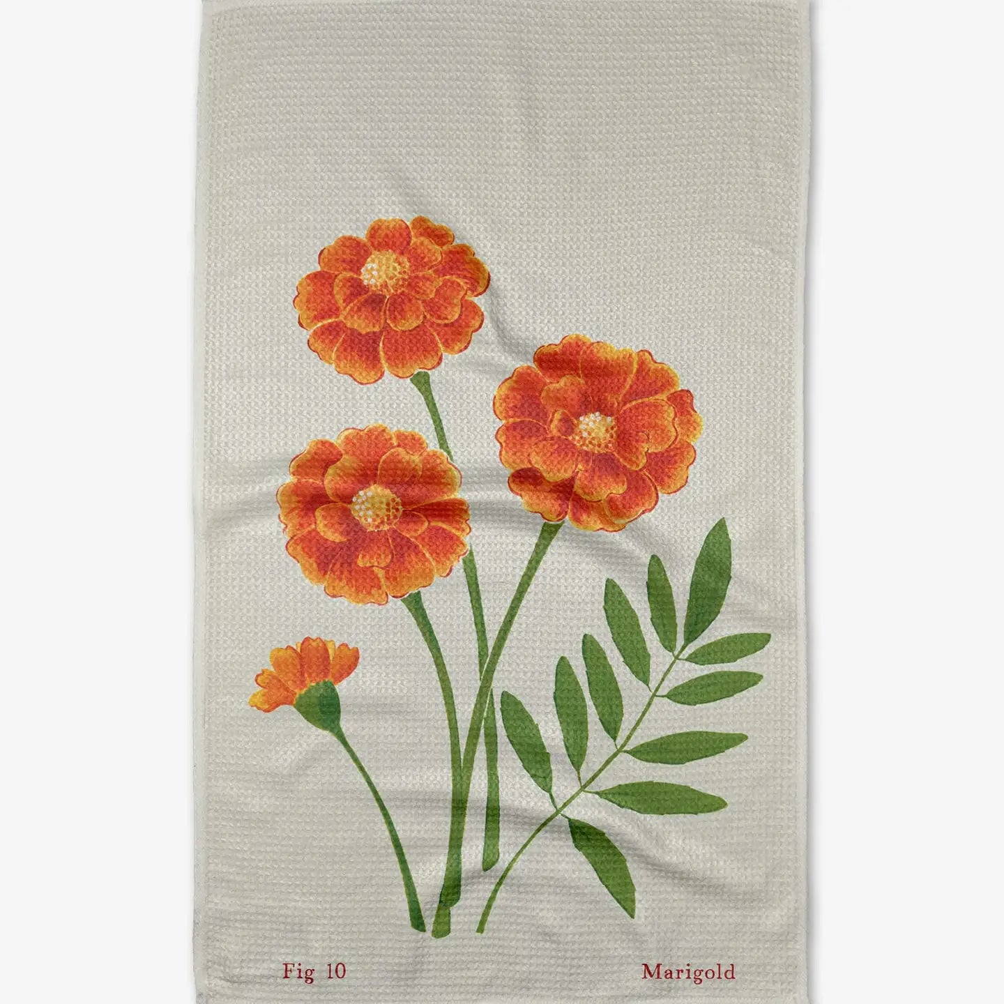 Geometry Tea Towel- October Marigold