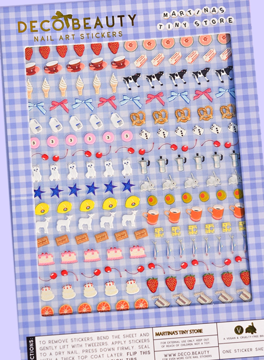 Nail Art Stickers-Martina's Tiny Store X Deco Beauty Nail Art Stickers