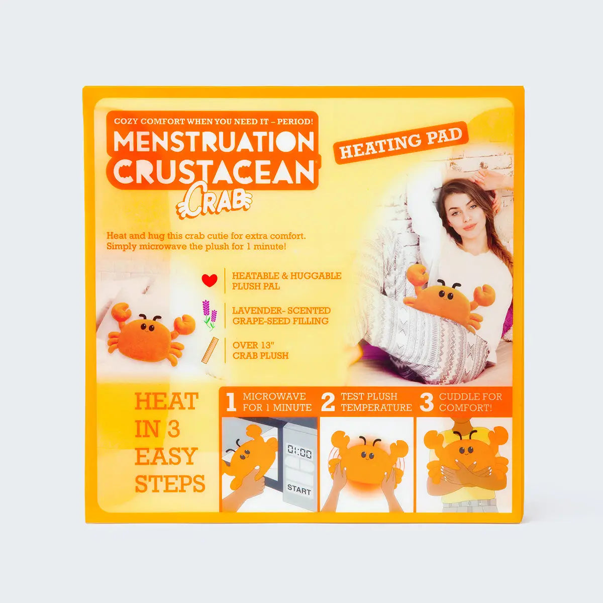 Menstruation Crustacean Crab Heating Pad