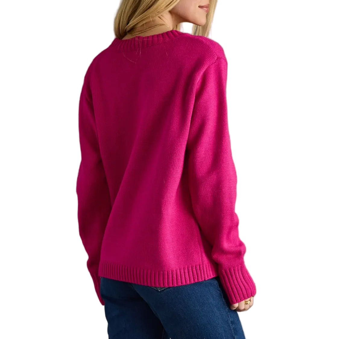 Magenta Merry & Bright Sweater