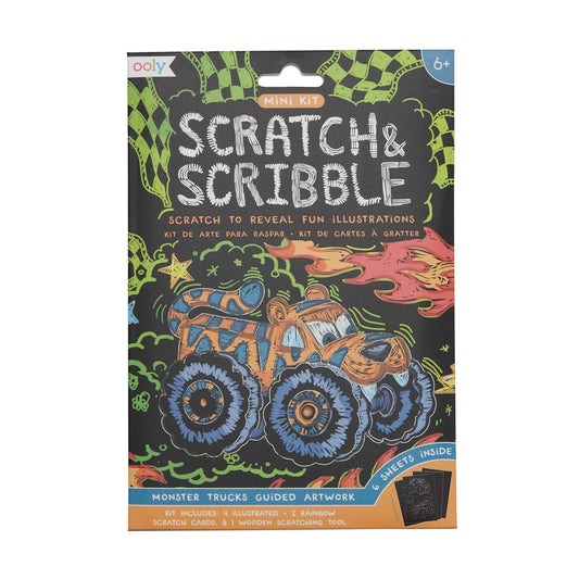 Mini Scratch & Scribble- Monster Truck