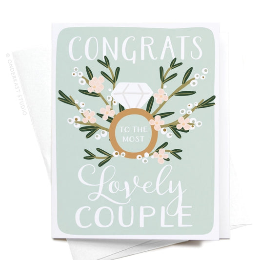 Most Lovely Couple Congratulations Card