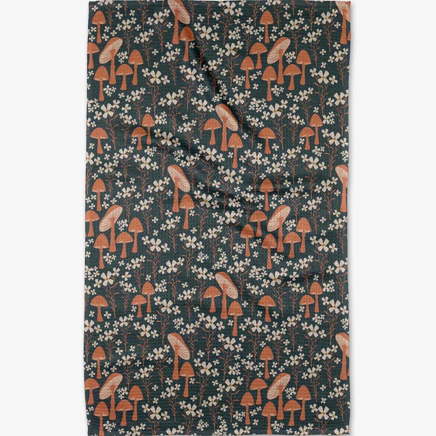 Geometry Tea Towel- Mushroom Grove