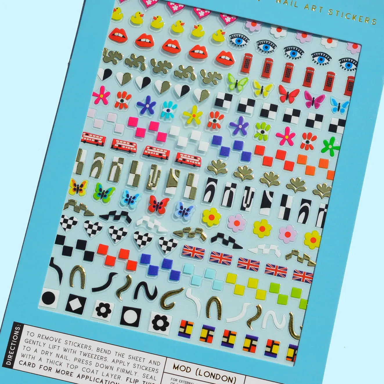 Nail Art Stickers-Mod London