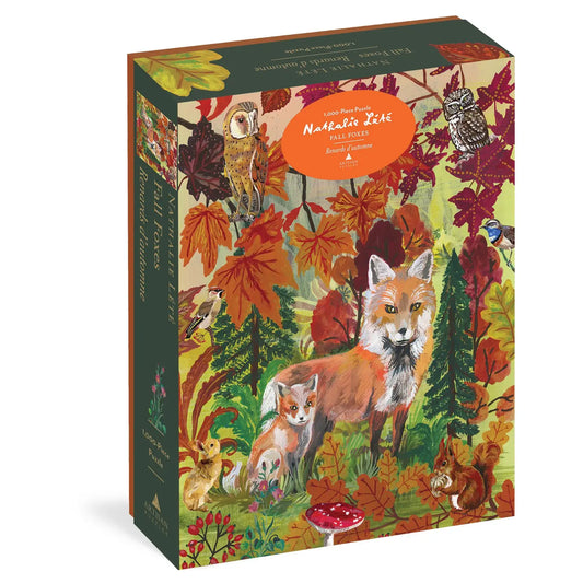 Nathalie Lete: Fall Foxes 1,000-Piece Puzzle