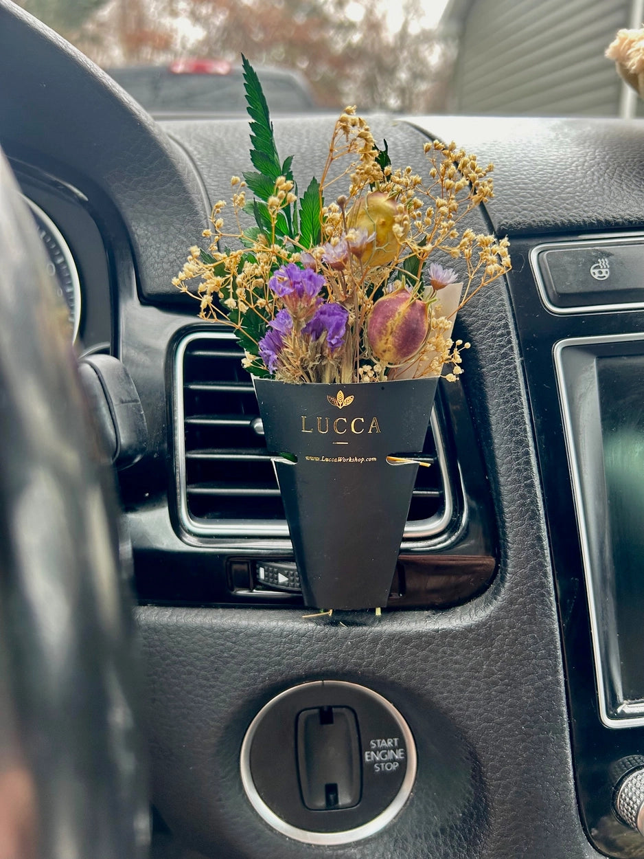 Floral Bouquet Car Vent Clip with Essential Oil