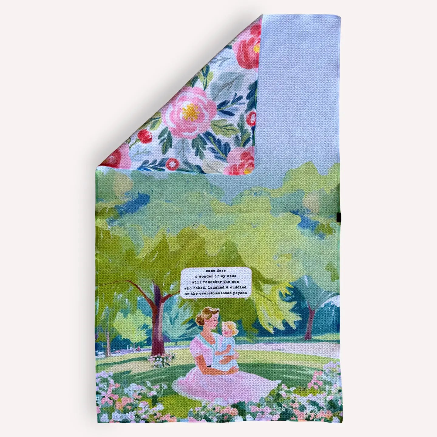 Reversible Tea Towel- Overstimulated Psycho