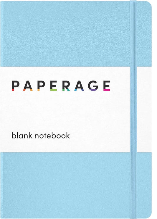 Casebound Blank Journal-Light Blue