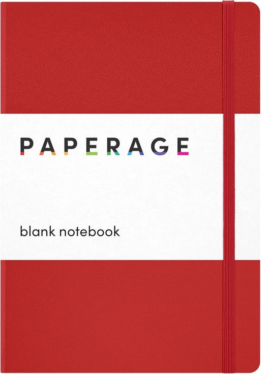 Casebound Blank Journal-Red