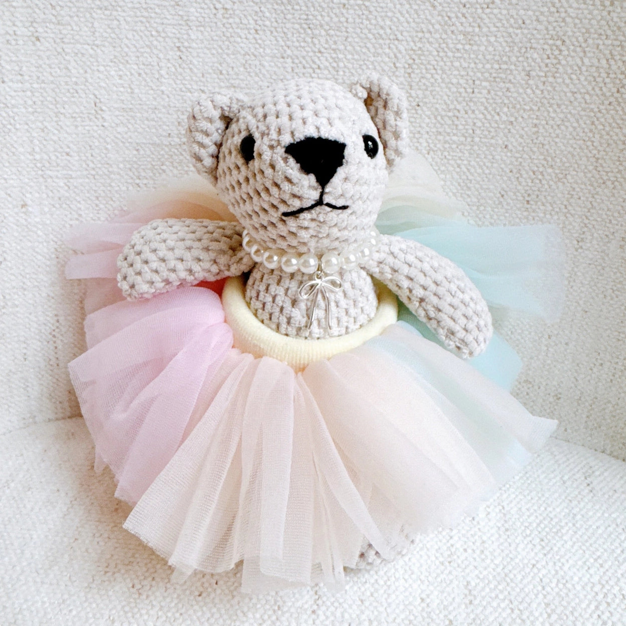 Tutu Scrunchie Bear Bag Charm
