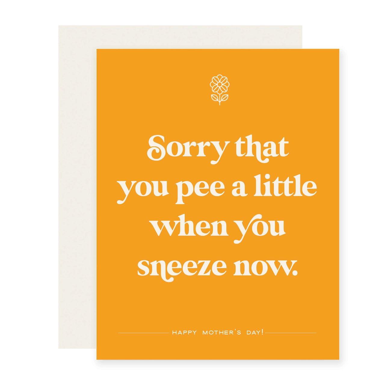 Pee Sneeze Card