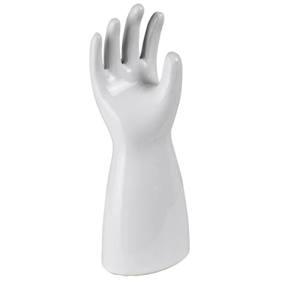Petite Glove Mold, White Ceramic
