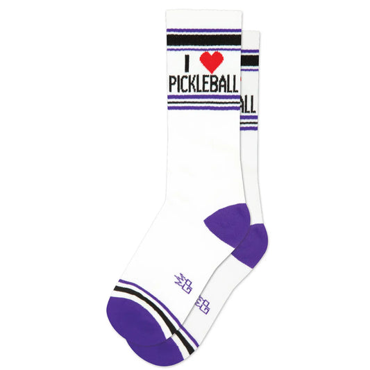 Gym Socks- I Heart Pickleball
