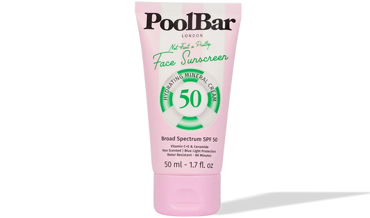 PoolBar Mineral SPF 50 Face Sunscreen (unscented)