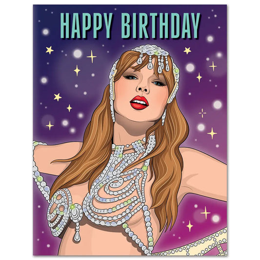 Showgirl Era Birthday Card