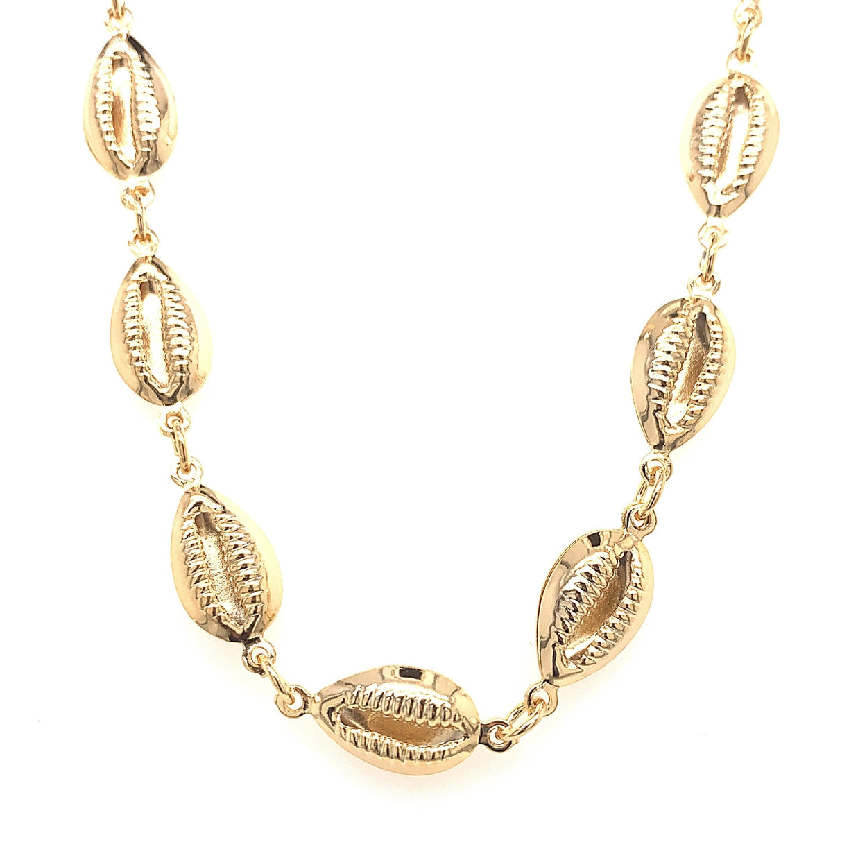 Gold Filled Cowrie Shell Necklace