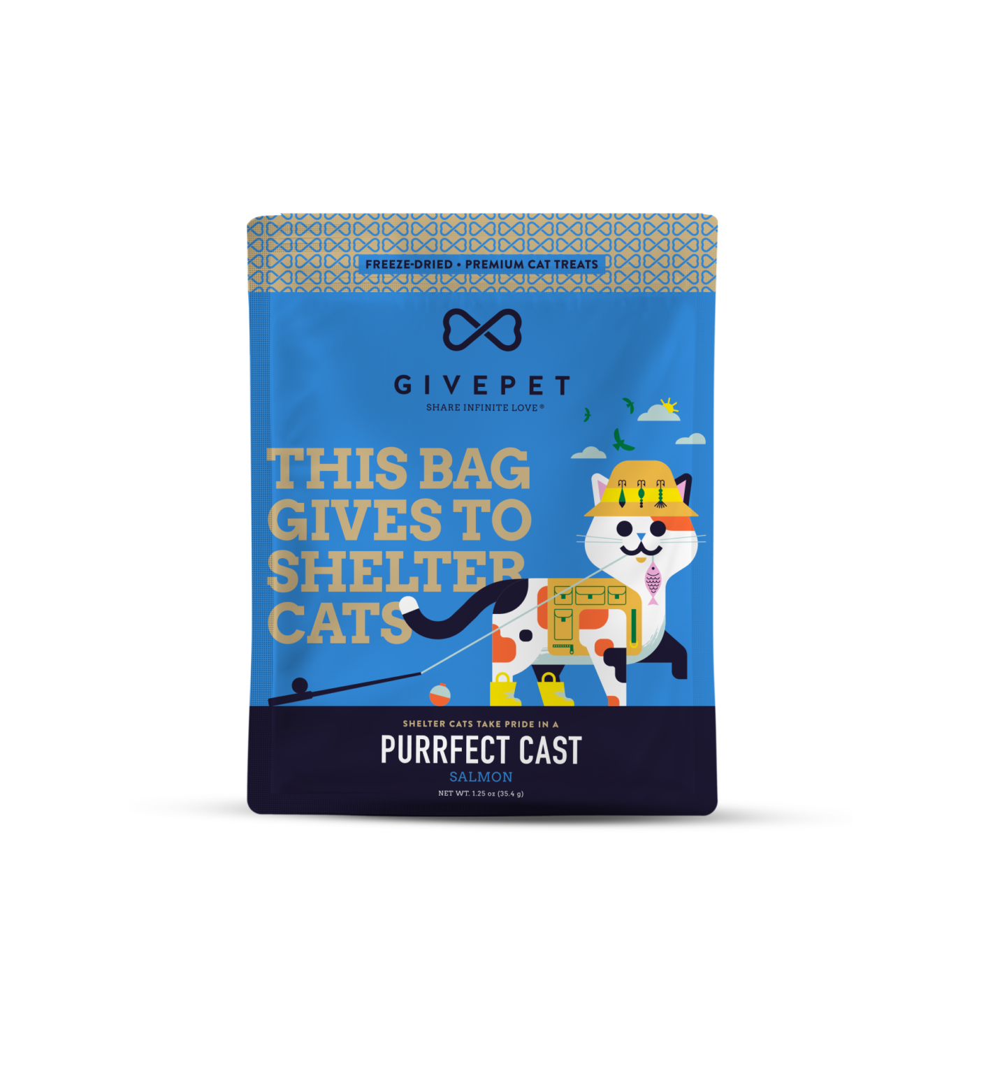Give Pet- Purrfect Cast Freeze Dried Cat Treats