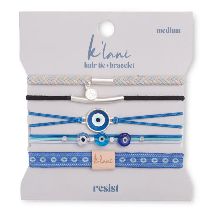 K'Lani Hair Tie Bracelet- Resist