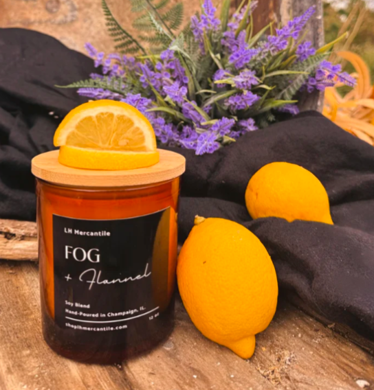 LH Mercantile Candle-Fog and Flannel