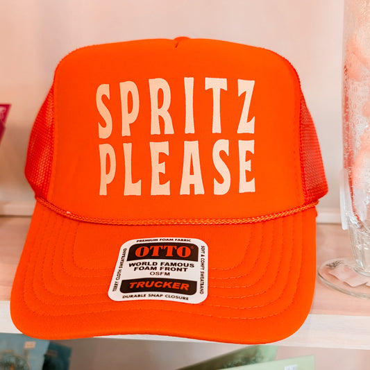 Spritz Please Trucker Hat