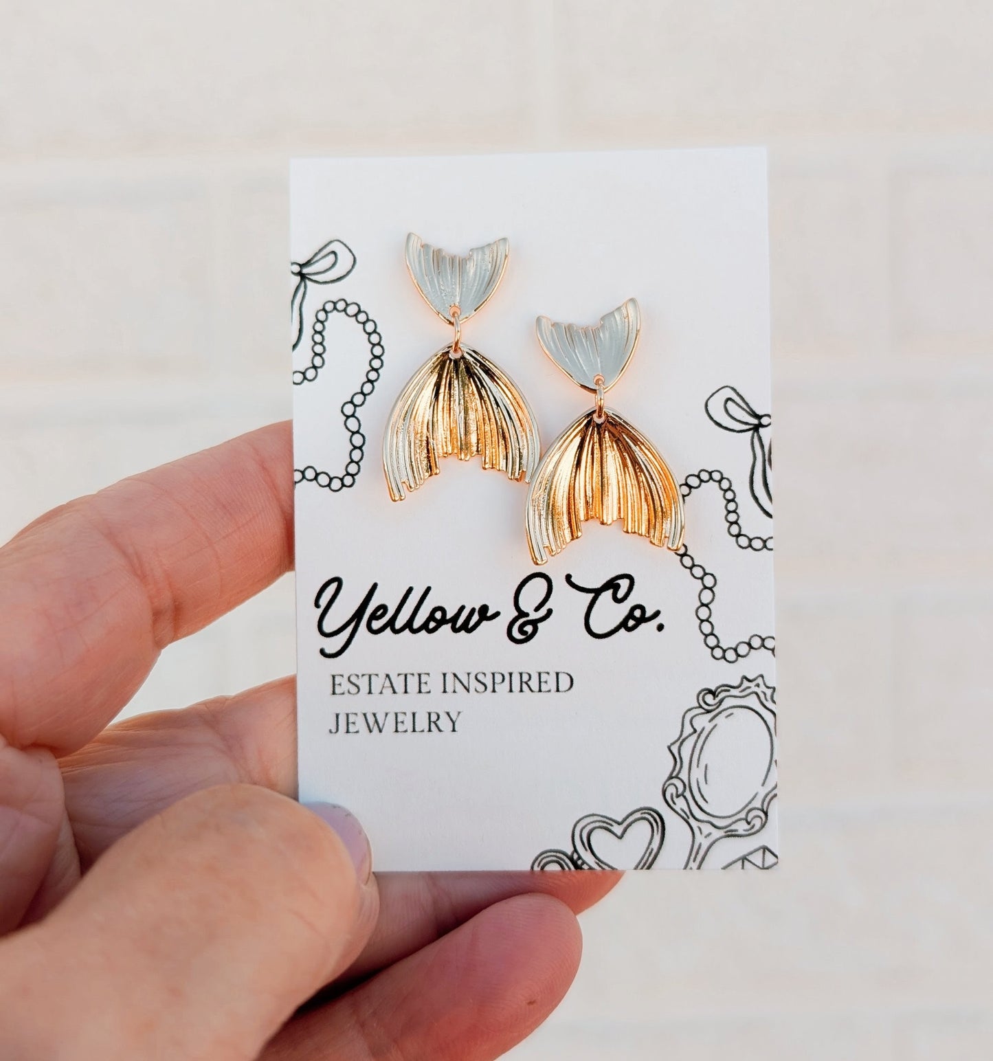 Thea Vintage Inspired Drop Earrings