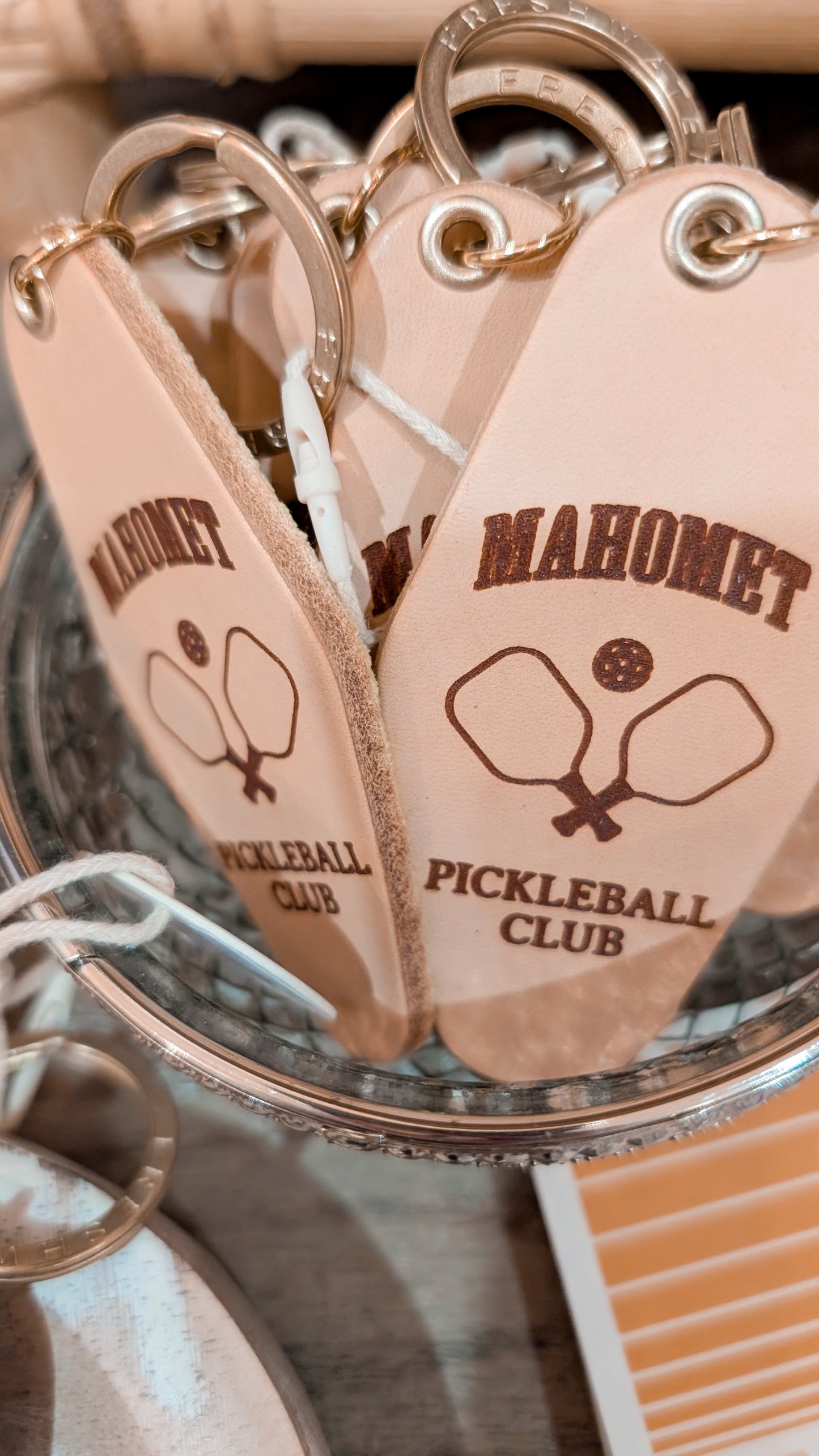 Mahomet Pickleball Club Keychain