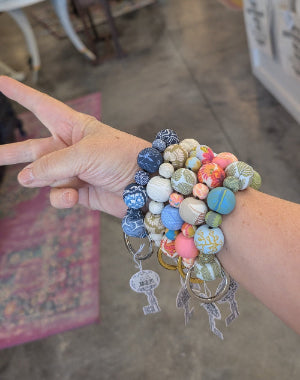 Jilzarah Beaded Keychain Bracelet