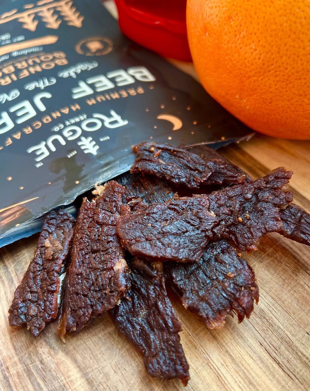 Rogue Jerky-Bonfire Bourbon Beef Jerky