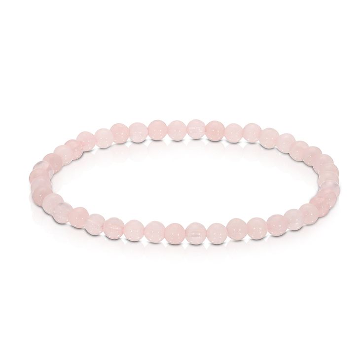 Mini Gemstone Bracelet- Rose Quartz