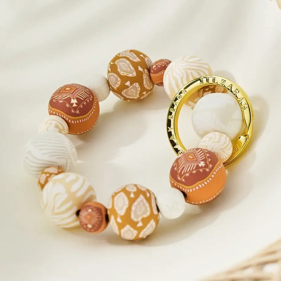 Jilzarah Beaded Keychain Bracelet