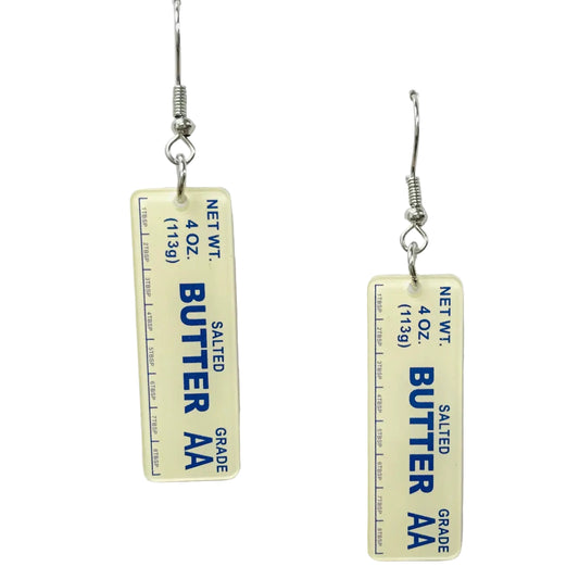 Acrylic Salted Butter Earrings