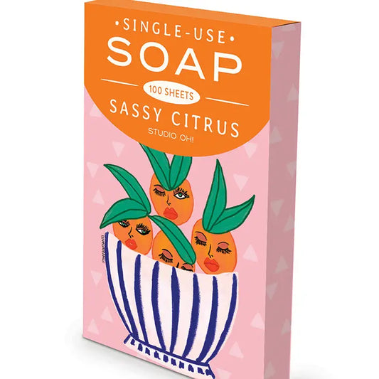 Single Use Soap Sheets- Sassy Citrus