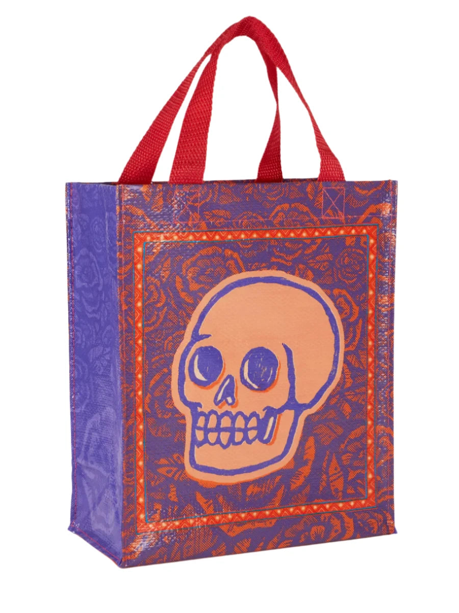Handy Tote- Skulls and Roses