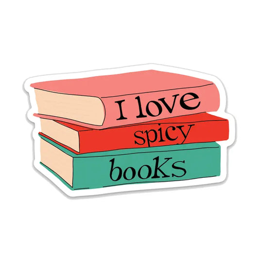 Spicy Books Sticker