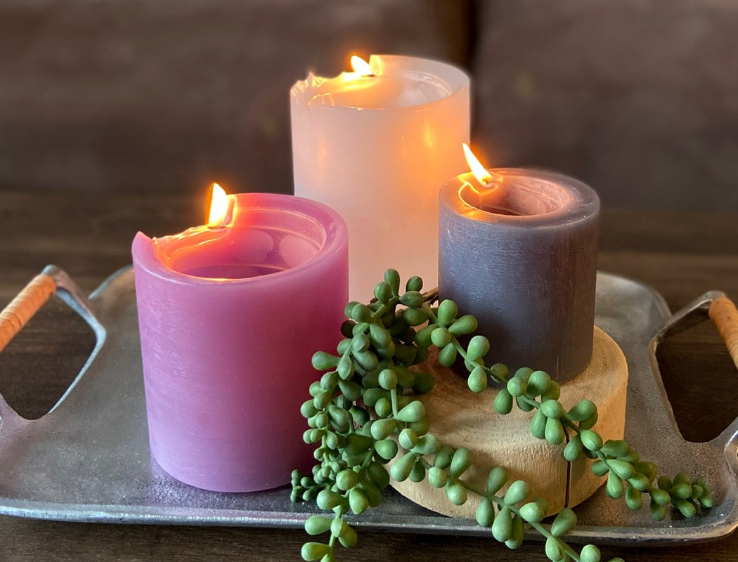 Spiral Candle- Forest Whisper Small