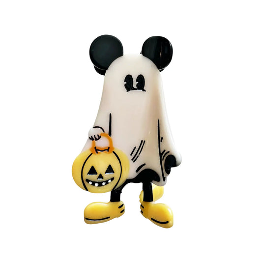 Spooky Mouse Ghost Claw Clip