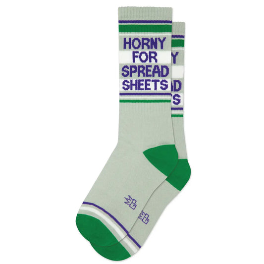 Gym Socks- Horny for Spreadsheets