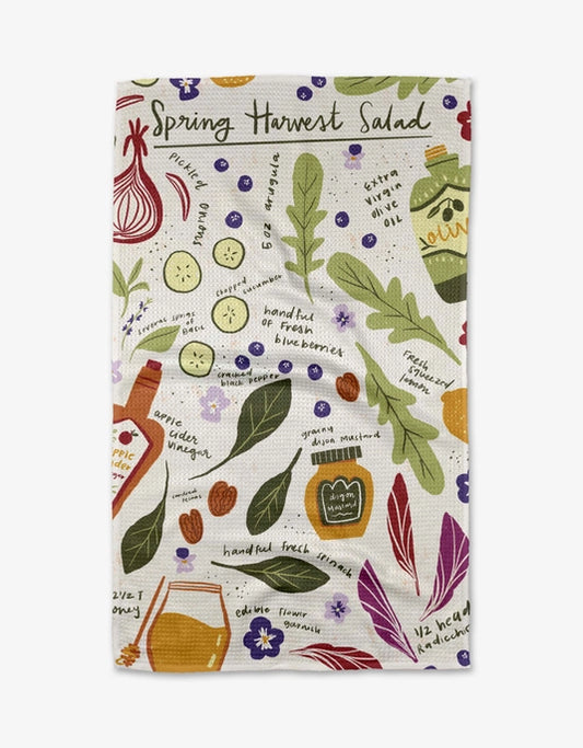 Geometry Tea Towel- Spring Harvest