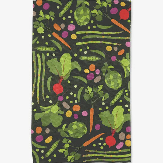 Geometry Tea Towel- Spring Sprout
