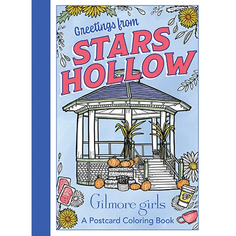 Stars Hollow Postcard Coloring Book