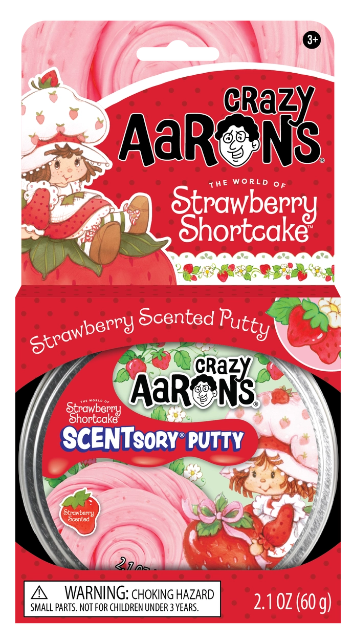 Crazy Aaron's Thinking Putty-Strawberry Shortcake