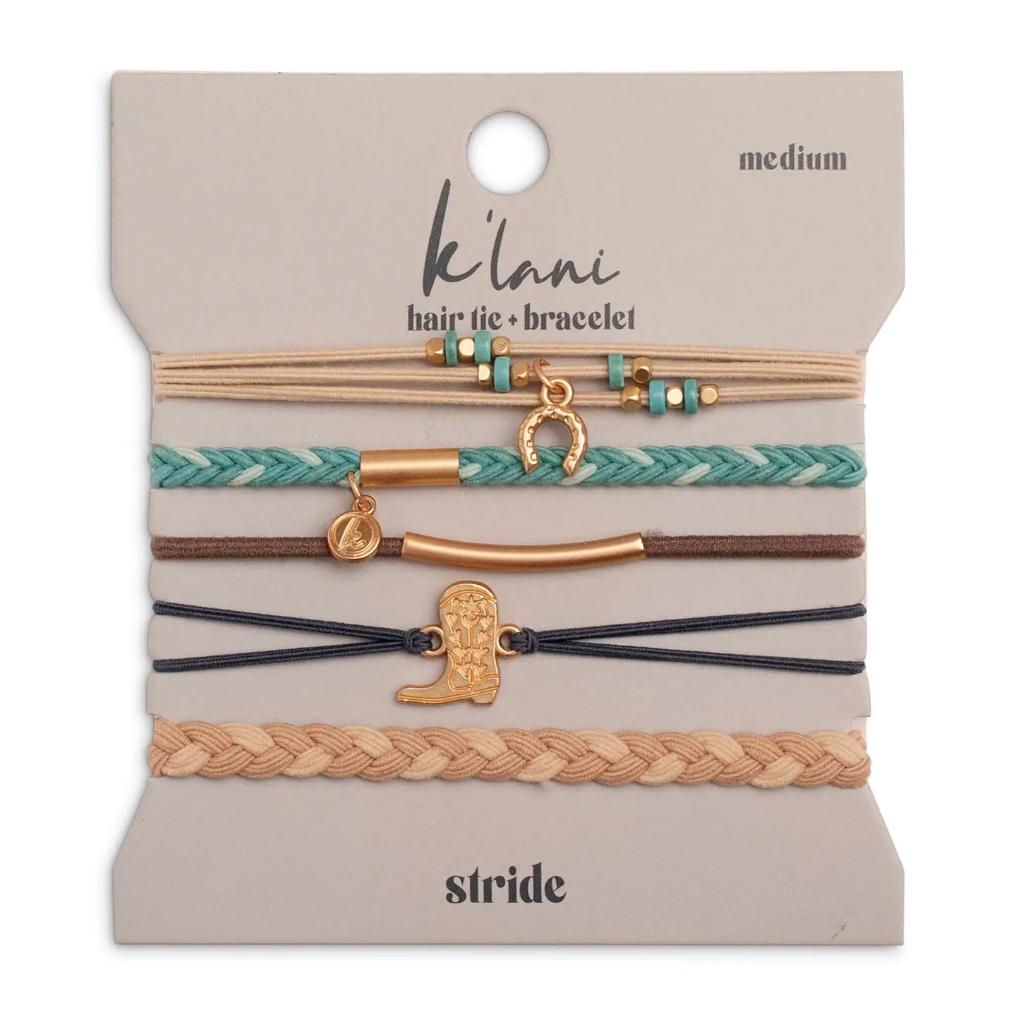 K'Lani Hair Tie Bracelet- Stride
