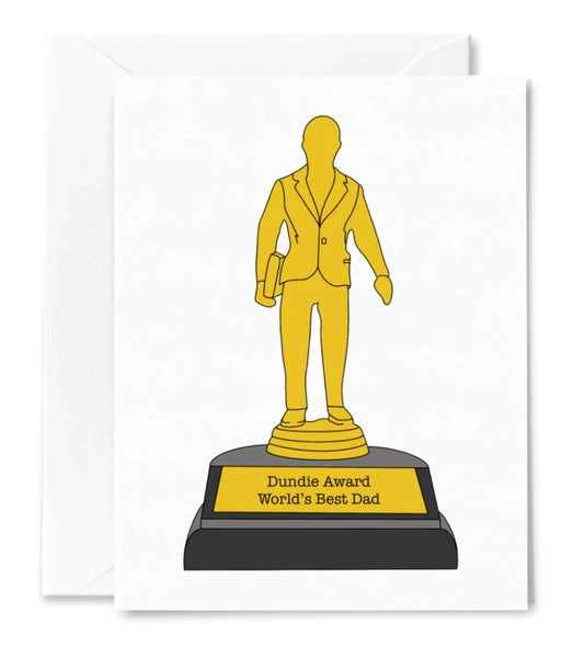 Dundie Award World's Best Dad Card
