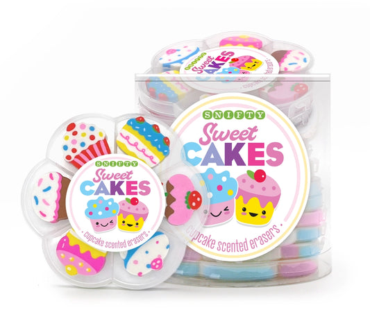 Sweet Cakes Eraser Set