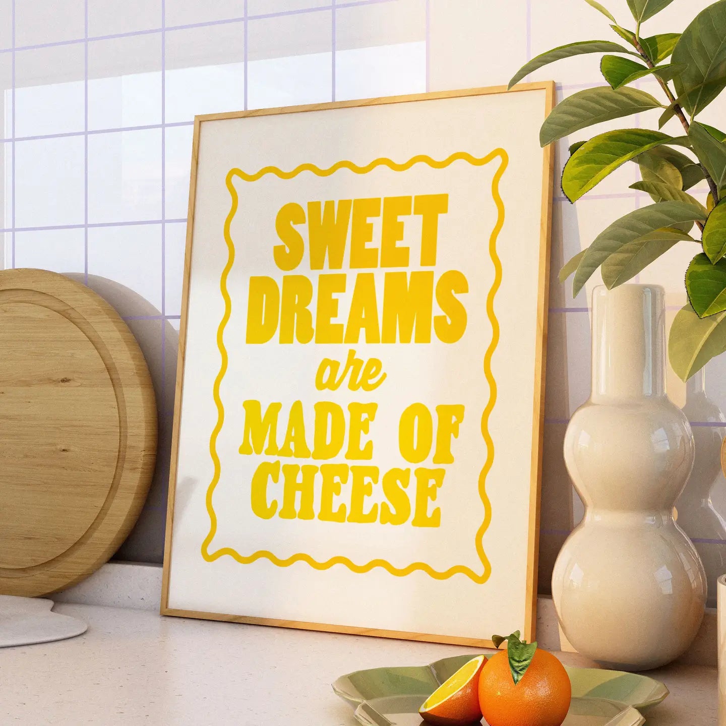 Sweet Dreams Are Made of Cheese Print 11x14